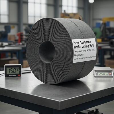 Rol Pengereman Bebas Asbes Rentang Suhu 40C Hingga 300C Berat 25kg Ideal untuk Aplikasi Pengereman Kendaraan Industri