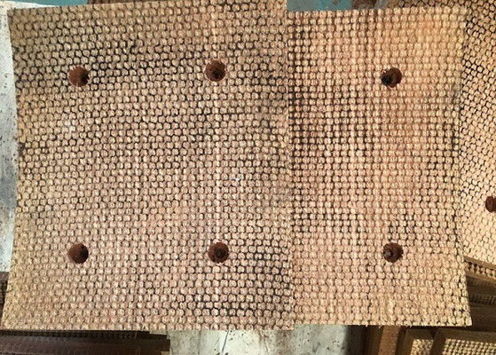Pengeboran sumur minyak bahan blok rem gesekan Woven Brake Lining 25.4mm 30mm Ketebalan