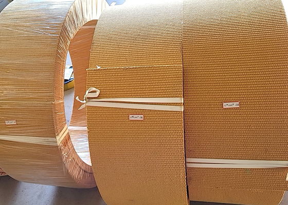 Gulungan Lapisan Rem Anyaman Resin dengan Kawat Kuningan di Dalam untuk Lapisan Gesekan Windlass