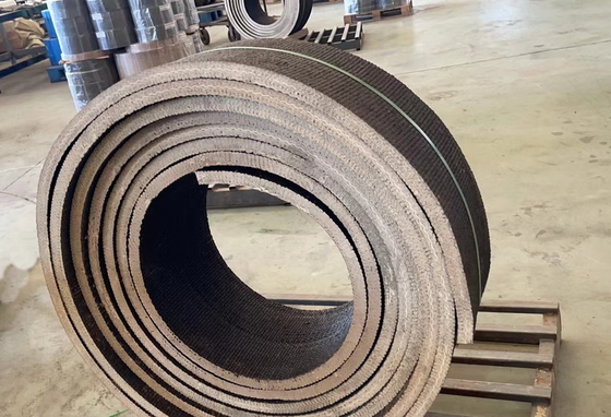 Woven Brake Rolling Lining Brake Roll Liner dengan Asbestos Brass Brake Lining Roll