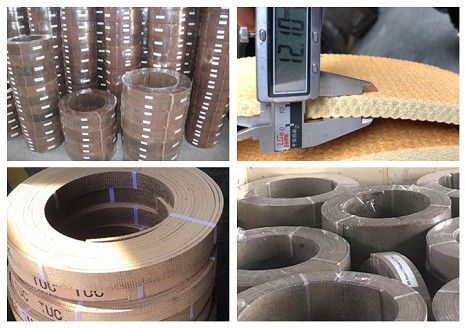 Material Kampas Rem Tenun Traktor Pertanian OEM Menawarkan Kampas Rem Ketebalan Kustom