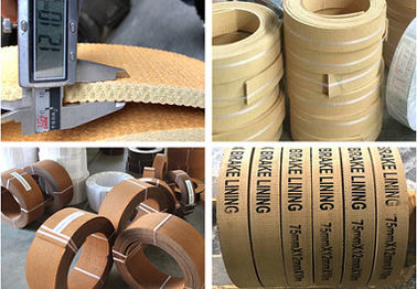 Windlass Sugar Mill Asbestos Free Brake Lining Untuk Mesin Konstruksi