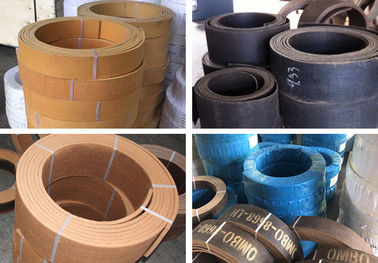 Wire Reinforced Resin Brake Friction Material Dengan Perunggu Wire Dark Brake Lining Roll