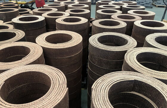 Rol lapisan rem tenun dengan kawat kuningan resin Bahan lapisan rem tenun